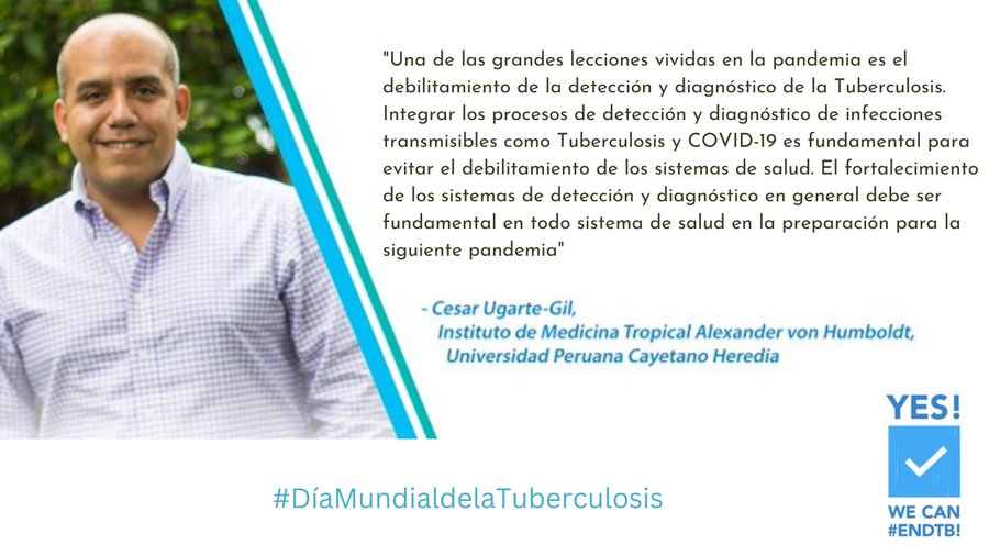 Día Mundial de la Tuberculosis – Validation of rapid molecular testing for COVID19 and integration with tuberculosis diagnostics