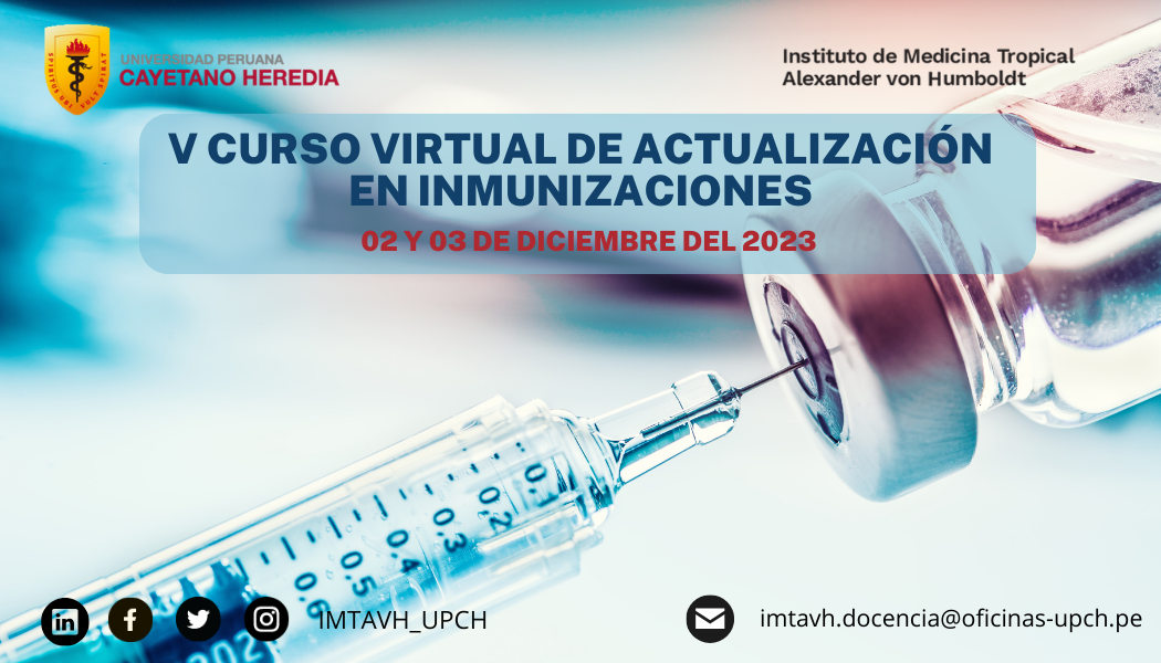 V Curso Virtual de Actualización en Inmunizaciones (2 y 3 diciembre 2023)