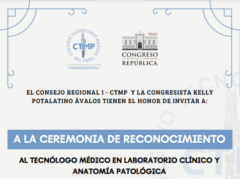 Reconocimiento al Dr. Martin Cabello por el Congreso de la República