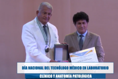 Reconocimiento al Dr. Martin Cabello por el Colegio de Tecnólogos Médicos