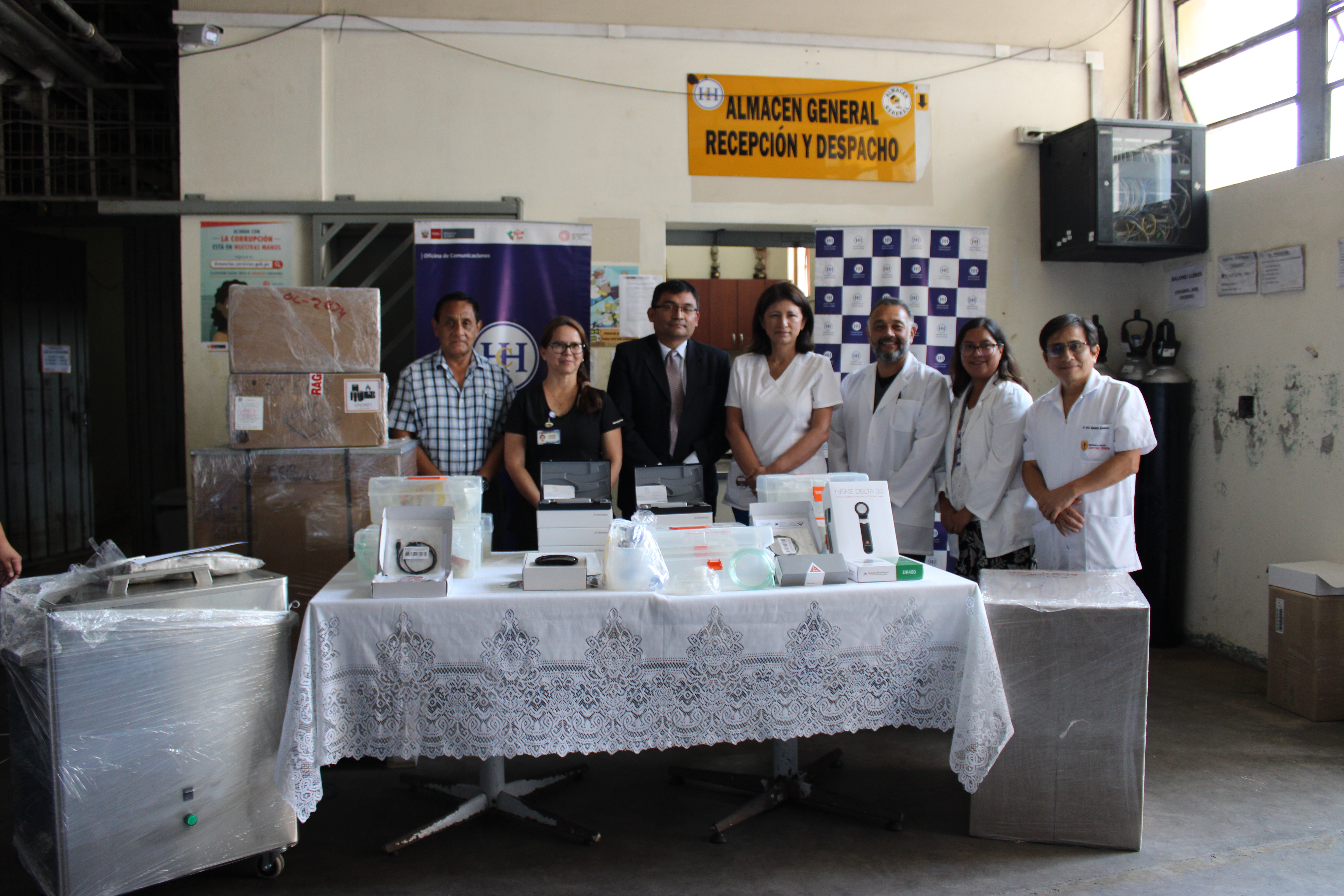 IMTAvH realiza entrega de equipos al Hospital Nacional Cayetano Heredia