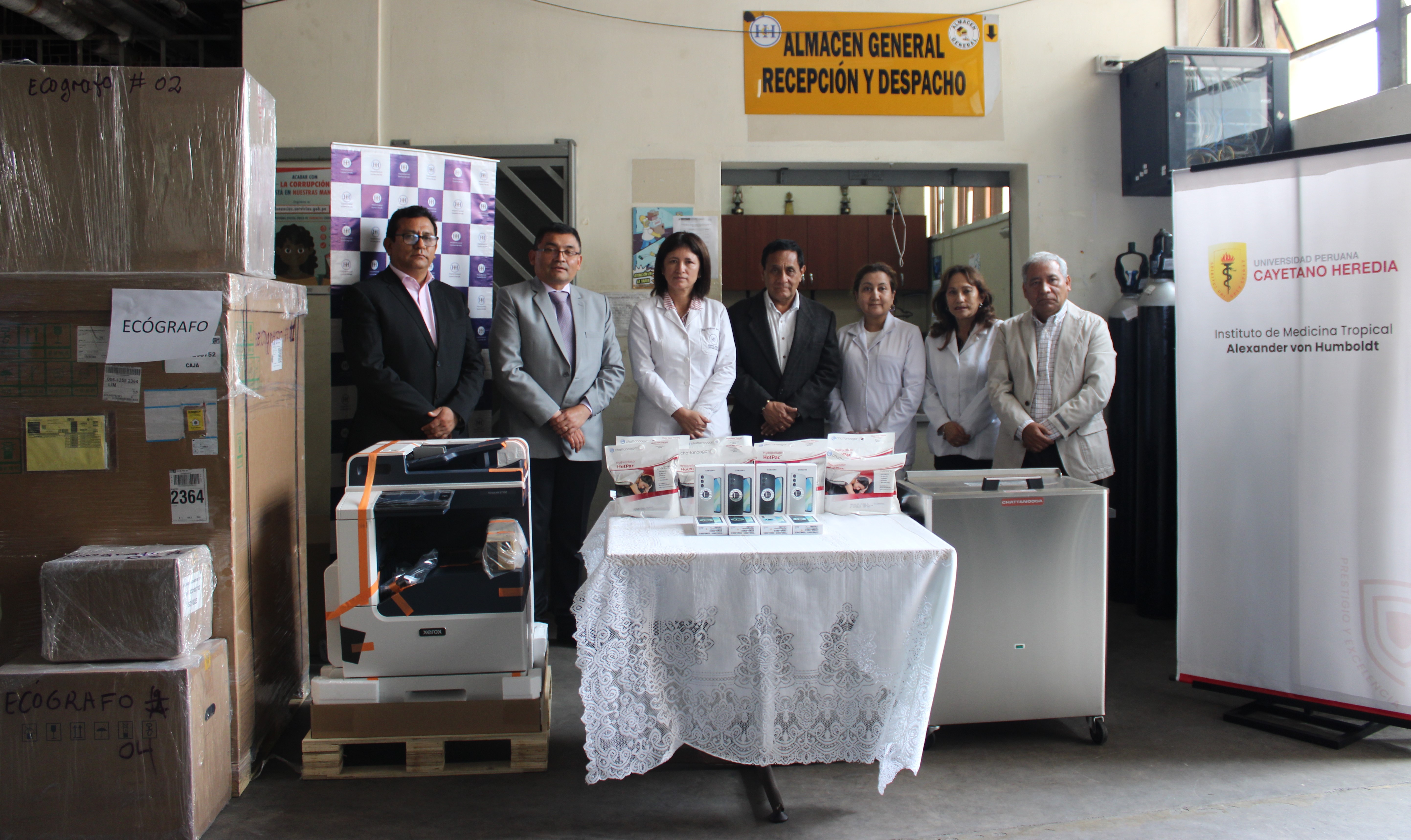 IMTAvH realiza la 2da entrega de equipos al Hospital Nacional Cayetano Heredia