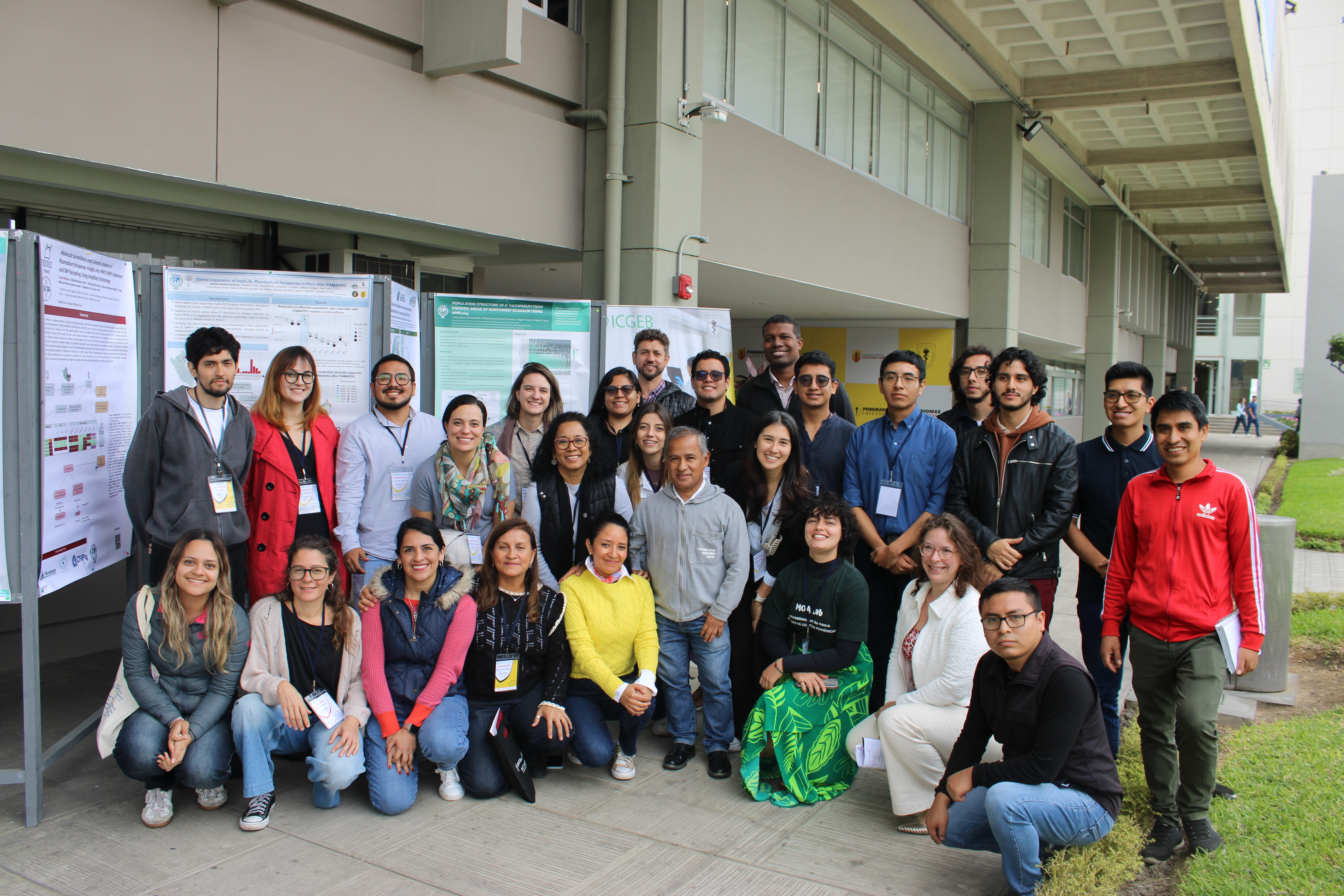 Presentación de pósteres del Workshop “Malaria Molecular Surveillance with the AmpliSeq assays”