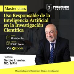 Dr. Sergio Litewka ofreció charla sobre uso responsable de la InteligenciaArtificial en la investigación científica