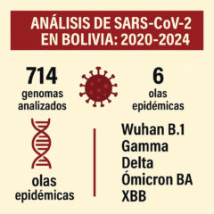 ¡Nuevo estudio: epidemiología genómica del SARS-CoV-2 en Bolivia (2020–2024)!