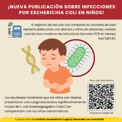 ¡Nueva publicación sobre infecciones por Escherichia coli en niños!