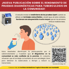 ¡Nueva publicación sobre el rendimiento de pruebas diagnósticas para tuberculosis en la comunidad!