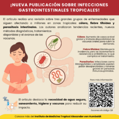¡Nueva publicación sobre infecciones gastrointestinales tropicales!