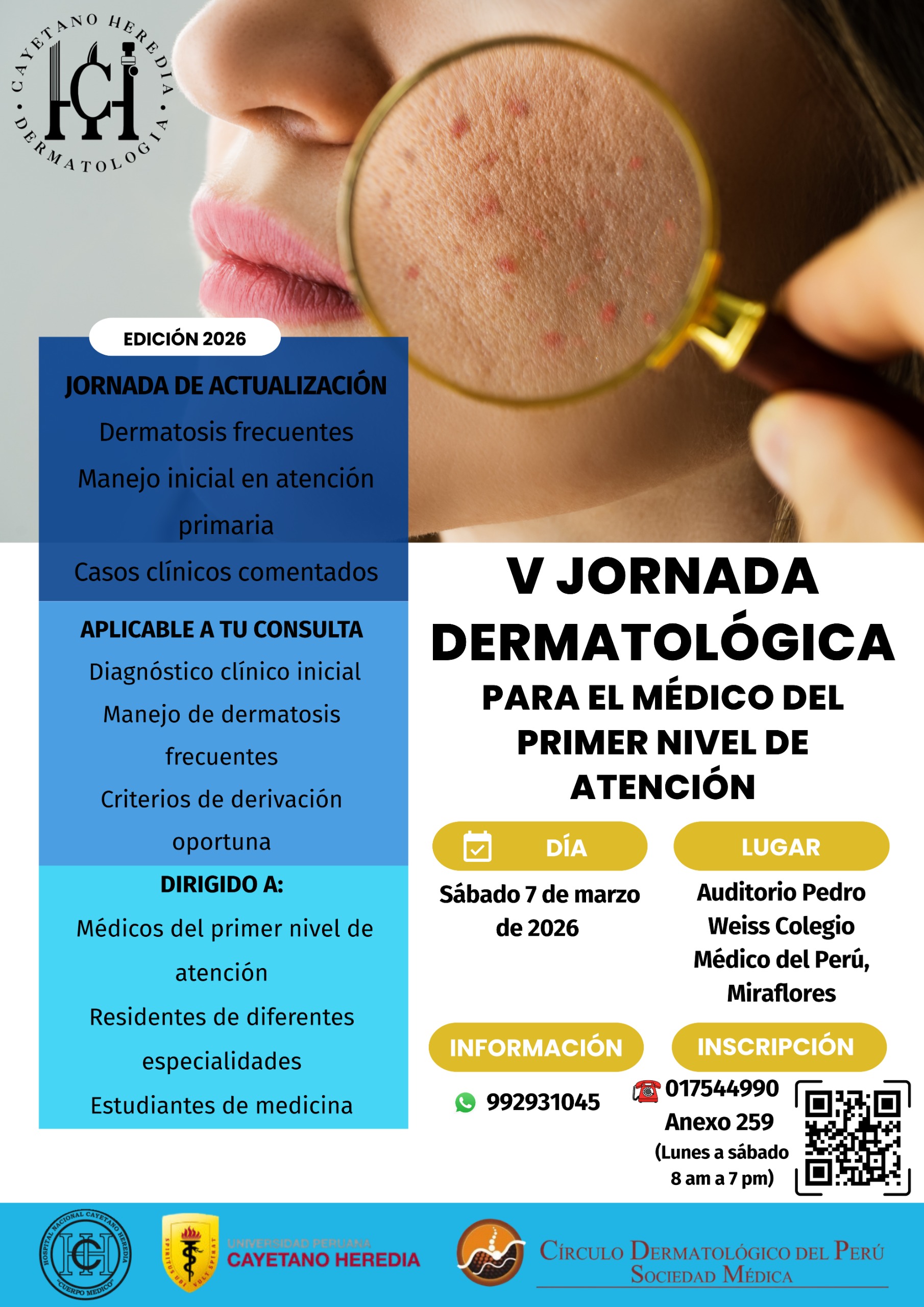 V Jornada Dermatológica para el Médico del Primer Nivel de Atención – Edición 2026