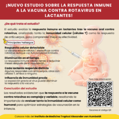 ¡Nueva publicación sobre la respuesta inmune celular frente a la vacuna oral contra rotavirus en lactantes!