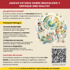 ¡Nueva publicación sobre avances en el enfoque One Health en brucelosis!
