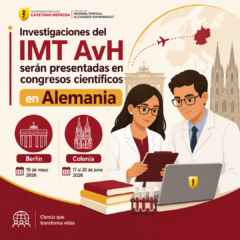 Investigaciones del IMT AvH serán presentadas en congresos científicos en Alemania