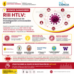 IMT AvH lidera red internacional ganadora del concurso PROCIENCIA para fortalecer la investigación e innovación en HTLV