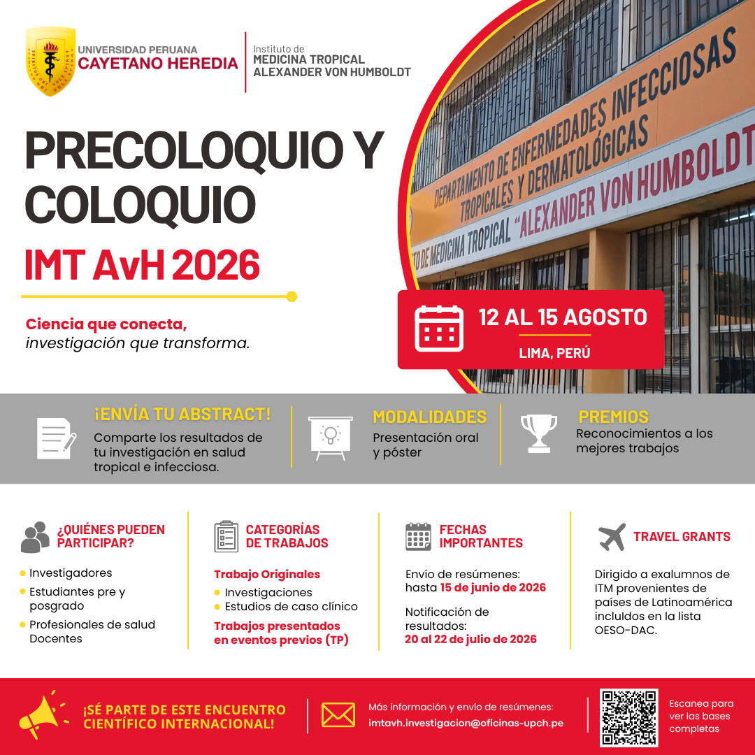 Convocatoria de resúmenes científicos | Precoloquio y Coloquio IMT AvH 2026