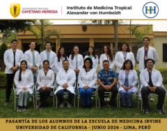 IMT AvH recibe a estudiantes de la Universidad de California, IRVINE en pasantía clínica y académica