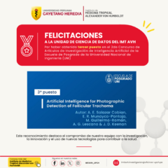 ¡Unidad de Ciencia de Datos del IMT AvH obtiene tercer puesto en concurso nacional de investigación en Inteligencia Artificial!